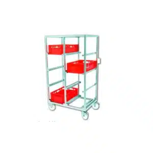 Chariot de transport en acier inoxydable