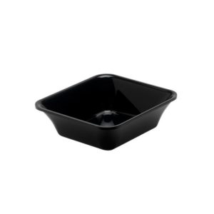 Plateau cuisine, plexi noir rectangulaire GN1/6