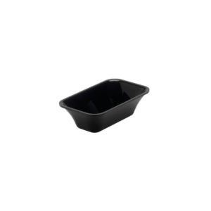 Plateau cuisine, plexi noir rectangulaire GN1/9