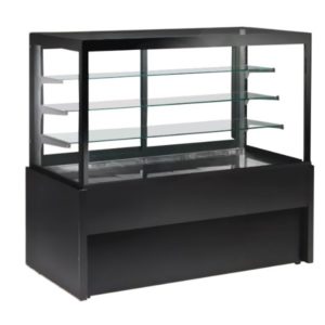 Vitrine comptoir réfrigérée gamme capri en acier émaillé surface expo 0, 66 m2