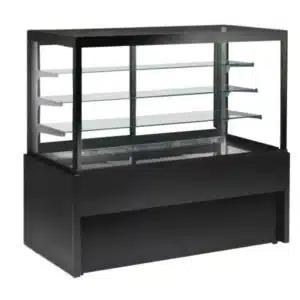 Vitrine comptoir réfrigérée gamme capri en acier émaillé surface expo 0, 66 m2