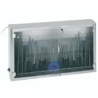 Armoire de stérilisation 50 couteaux 2 porte avec grille en fil inox