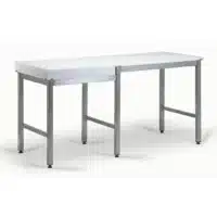 Combiné billot polyéthylène pour laboratoire piétement soudé largeur 600 mm