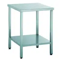 Table porte-machine soudée acier inoxydable L 600 x l 600 x H 850 mm