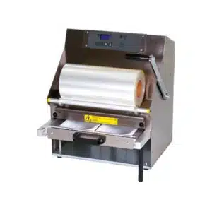 Conditionnement et emballage, operculeuse barquette multiform 4, semi-automatique avec tiroir coulissant