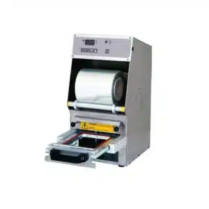 Conditionnement et emballage, operculeuse barquette multiform 3, automatique avec tiroir coulissant