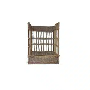 Présentoir à pain incliné osier blanc ou noisette