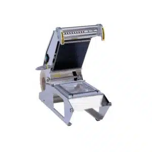 Scelleuse de barquettes, L 190 x P 545 x H 440 mm