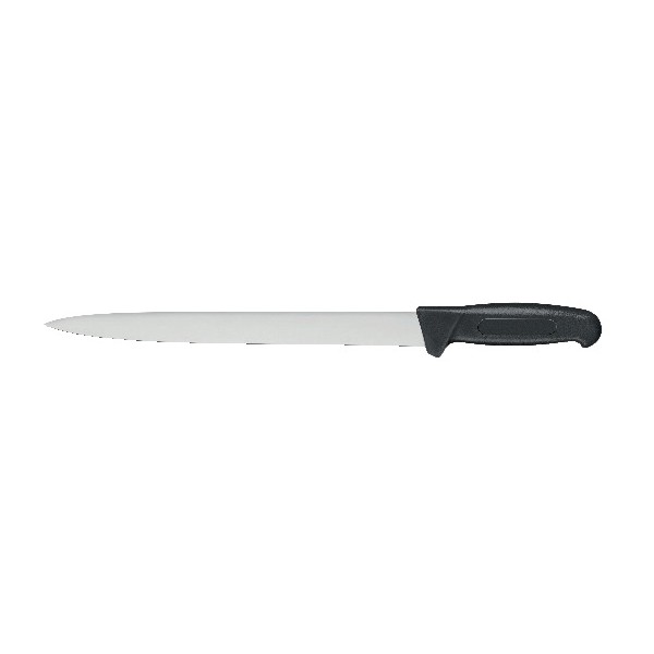 Couteau à escalopes, manche polypropylène noir