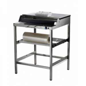 Dérouleur à plateaux chauffants sur piétement inox laize 600 mm L 650 x P 540 x H 990 mm