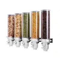 Distributeur mural d'aliments secs et biologiques gamme Serveur Pro 5 x 4.5 L