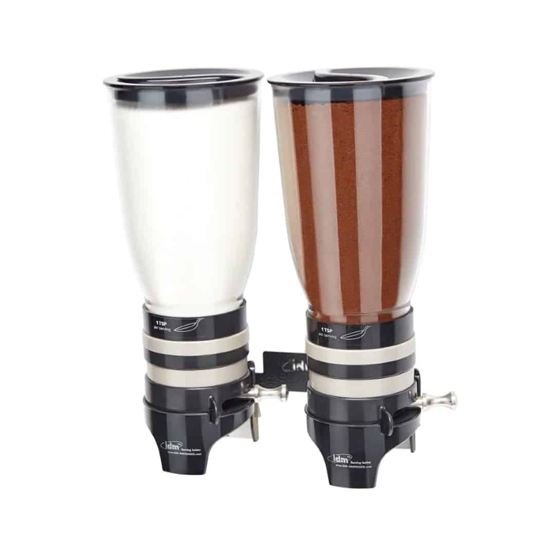 Distributeur mural de café soluble et sucres avec système ‘‘ Click ’’ double 2 x 1.5 L – Image 2