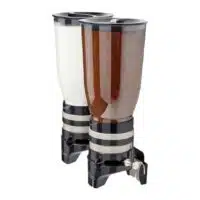 Distributeur mural de café soluble et sucres avec système ‘‘ Click ’’ double 2 x 1.5 L