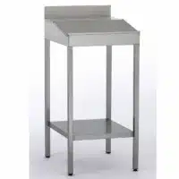 Pupitre sur pieds acier inoxydable L 510 x l 565 x H 1300 mm