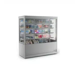 Vitrine murale, négative, -1/ +4 °C, Multiview 190 SGD, L 1985 x l 885 x H 2013 mm