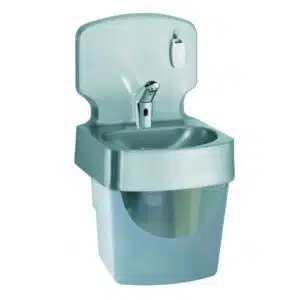 Lave-mains TS 2000N à commande électronique + transformateur, L 400 x P 400 x H 755 mm