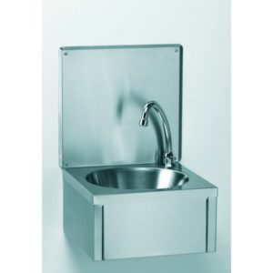 Lave-mains GA avec dosseret, L 350 x l 330 x H 500 mm