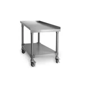 Support en inox pour feux vifs à gaz largeur 610 mm