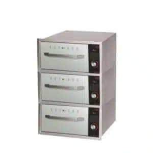 Tiroir chauffant étroit encastrable