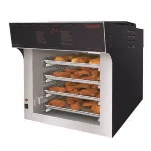 Armoire de maintien chaud sans portes 4 niveaux traversant