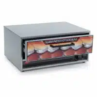 Tiroir chauffe pain hot dog 32 pains pour grill saucisses rotatif