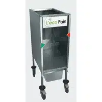 Chariot l'eco pain en acier inoxydable hauteur 1200 mm