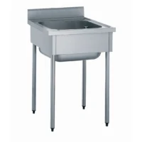 Plonge démontable avec dosseret 1 bac largeur 700 mm