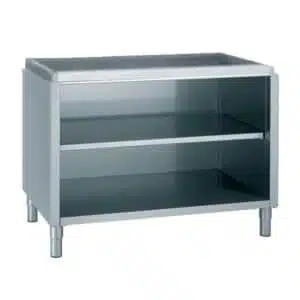 Meuble neutre ouvert, sans dessus, caisse profondeur 560 mm