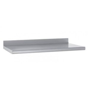 Dessus de meuble inox, sans dosseret, profondeur 600 mm