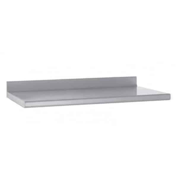 Dessus de meuble inox, sans dosseret, profondeur 600 mm