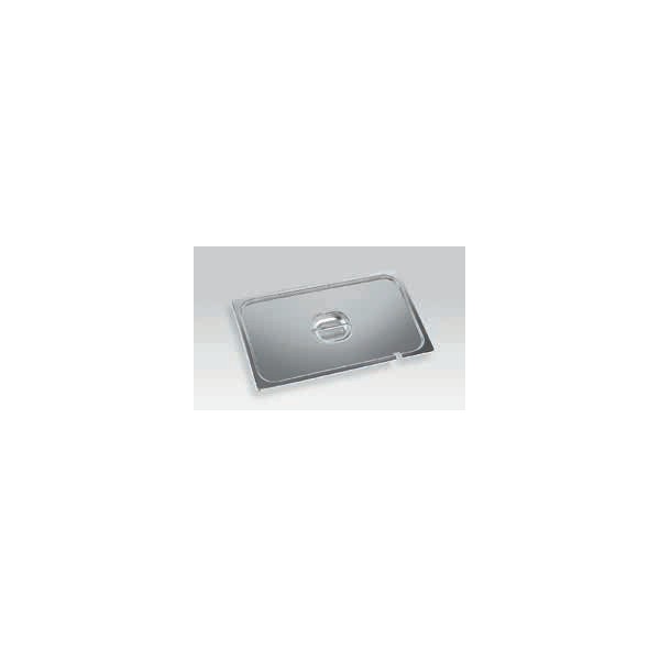 Couvercle inox GN 1/1 avec encoche pour louche