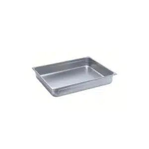 Bac gastronorme, acier inox, sans anses, GN2/1, 650 x 530 mm