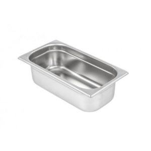 Bac gastronorme, acier inox, sans anses, GN 1/3, 325 x 176 mm