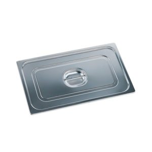 Couvercle inox GN 1/3 avec poignée pour bacs gastronormes