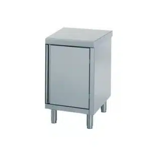 Meuble de rangement neutre, 1 porte battante (charnière à droite), longueur 500 mm