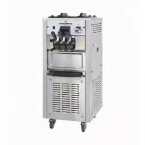 Machine à glace soft et frozen yogurt, verticale sur roulettes, modèle classique, 2.7 Kw, 178 Kg