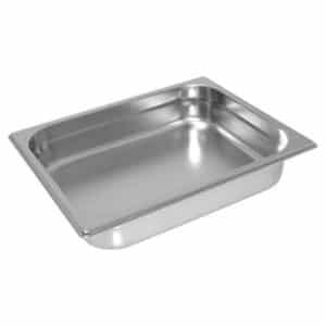Bac gastronorme, acier inox, sans anses, GN 1/2, 325 x 265 mm