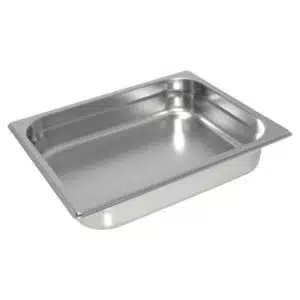 Bac gastronorme, acier inox, sans anses, GN 1/2, 325 x 265 mm