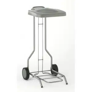 Porte-sac mobile avec couvercle, pour sacs 100 - 130 litres