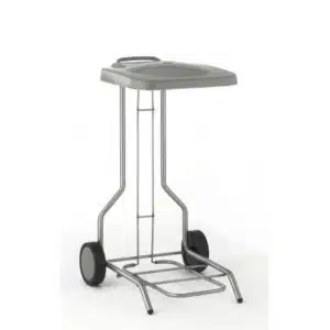 Porte-sac mobile avec couvercle, pour sacs 50 - 100 litres