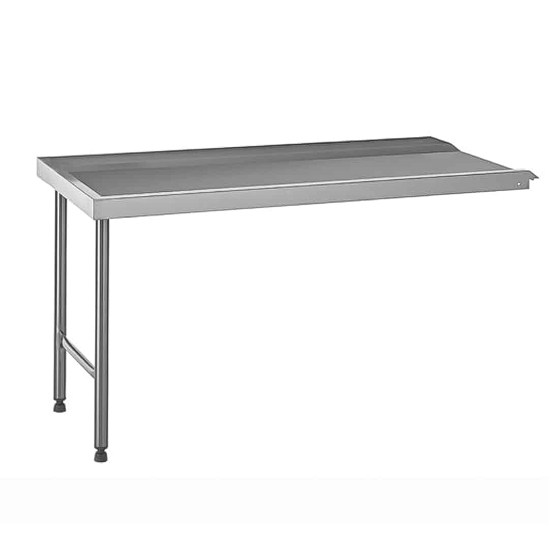 Table de glissement sur-mesure en acier inoxydable 2 pieds largeur 601 à 800 mm