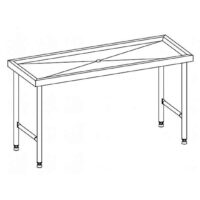 Table de tri sur-mesure en acier inoxydable largeur 801 à 1000 mm
