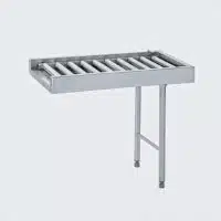 Table à rouleau simple acier inoxydable 4 pieds largeur 600 mm