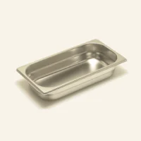 Bac gastronorme acier inox sans anses GN 1/3 325 x 176 mm