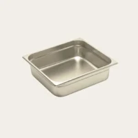 Bac gastronorme acier inox sans anses GN 2/3, 354 x 325 mm