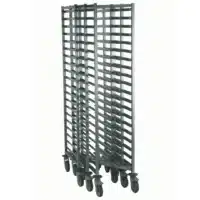 Chariot à glissière encastrable acier inoxydable 20 Niveaux GN 1/1