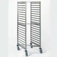 Chariot à glissière encastrable acier inoxydable 20 niveaux GN 2/1