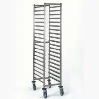 Chariot à glissière gastronorme acier inoxydable H 1785 mm