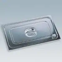 Couvercle inox GN 1/4 étanche pour bacs gastronormes
