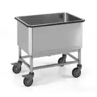 Cuve 140 litres inox surélevée hauteur 750 mm